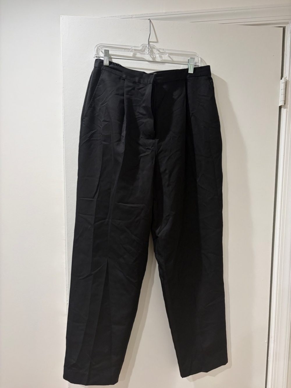 Talbots Black Women's Pleated Trousers